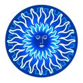 Next Innovations Sun Face Wall Art - Blue Sun 101410062-BLUESUN